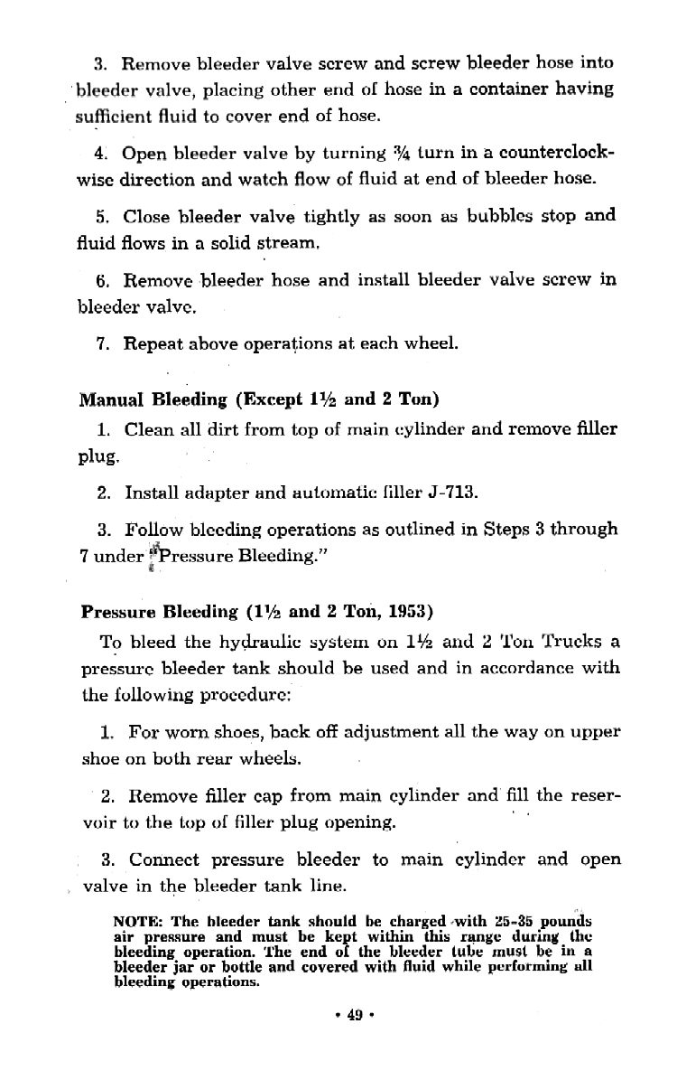 1953 Chevrolet Trucks Operators Manual Page 2